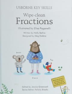 Wipe-clean Fractions 7-8