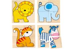 Puzzle - Karemo si Memo - Animale Salbatice