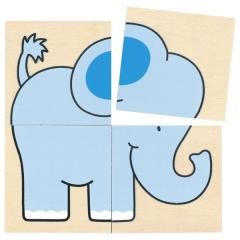 Puzzle - Karemo si Memo - Animale Salbatice