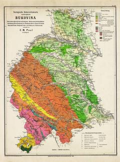 Harta Bucovina 1876