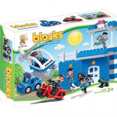 Cuburi de construit politie 22 piese Diakakis