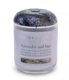 Lumanare - Lavender and Sage - Large Heart and Home