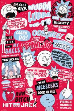 Poster - Rick and Morty Quotes GB Eye
