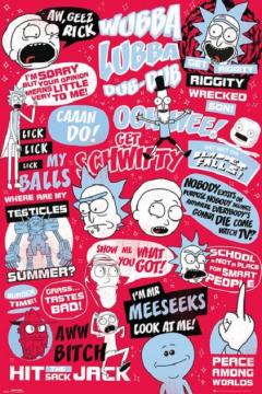 Poster - Rick and Morty Quotes