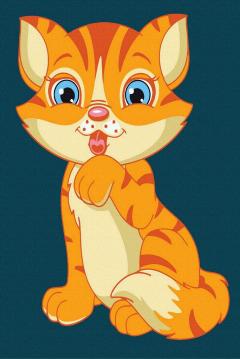 Set pictura pe numere - Vulpita