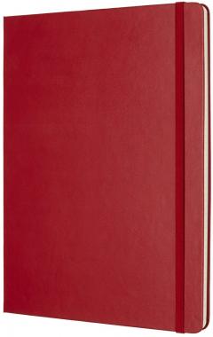 Carnet - Moleskine Classic - Hard Cover, X-Large, Squared - Scarlet Red
