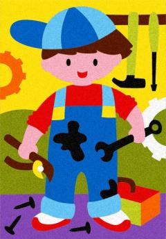 Planse de desen - Boys Jobs