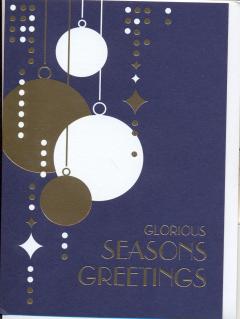 Felicitare - Baubles Christmas Card