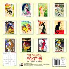 Calendar de perete 2018 - Art Nouveau