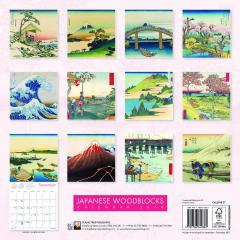 Calendar de perete 2018 - Japanese Woodblocks