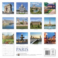 Calendar de perete 2018 - The Beauty of Paris