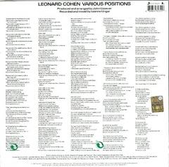Various Positions - Vinyl