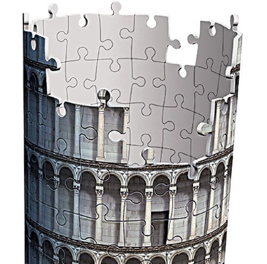 Travel Lamb shelter Puzzle 3D Turnul din Pisa - 216 piese - Ravensburger