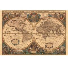 Puzzle harta antica a lumii, 5000 piese
