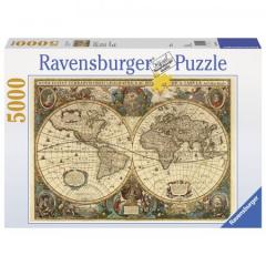 Puzzle harta antica a lumii, 5000 piese