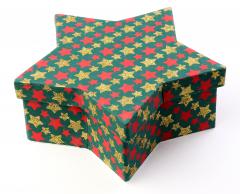 Cutie cadou - Christmas Stars, 19x19x7.5cm