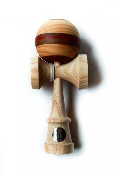 Joc de indemanare - Kendama Sweets Prime Homegrown Next Gen - Splice V2 - Ash Paduk Walnut