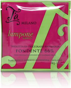 Ciocolata neagra 66% cu zmeura 