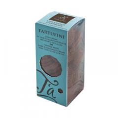 Tartufini cu crema de ciocolata neagra acoperit cu cacao