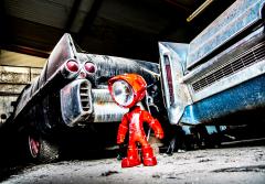 Lampa rosie - The Lampster Artsy Red