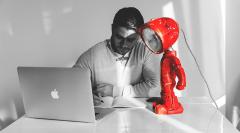 Lampa rosie - The Lampster Artsy Red