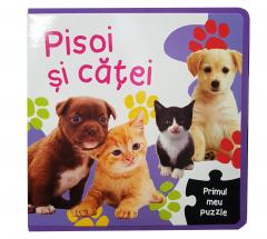 Carte puzzle - Pisoi si catei 