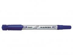 Marker permanent CD-DVD 2 capete - Albastru Pilot