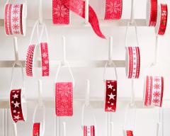 Panglica - Polyester - Red-White - mai multe modele - pret pe bucata