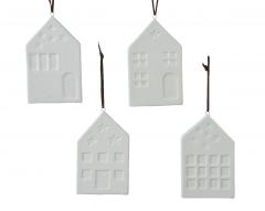 Ornament brad - Porcelain House White - mai multe modele - pret pe bucata