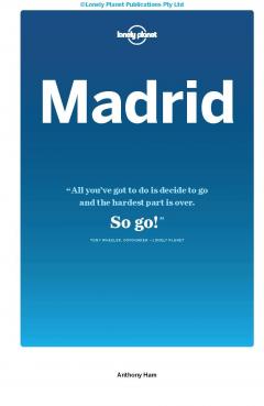 Lonely Planet Madrid