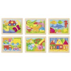 Puzzle multicolor - 1000 culori - Mai multe modele