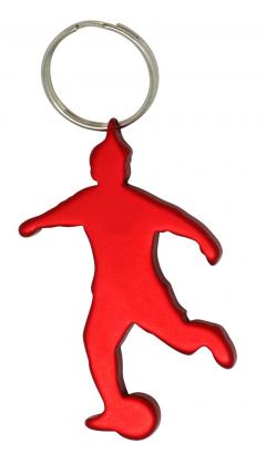 Breloc / desfacator de sticle - Footballer Red