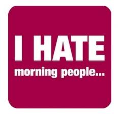 Suport pahar - I Hate Morning People