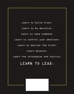 Leadership Strategy and Tactics