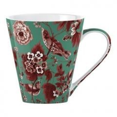 Cana - Victoria & Albert Garden Birds Dark Green Creative Tops