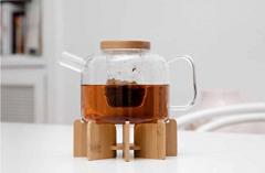 Ceainic cu infuzor si suport