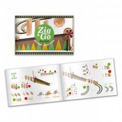 Set constructie trasee - Zig & Go, 27 piese, bila cea mai mare