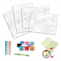Kit creativ - Nisip colorat - Pesti stralucitori