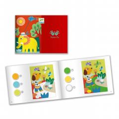 Kit creativ - Nisip colorat - Animale pentru copii