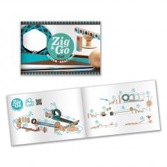 Set constructie trasee - Zig & Go, 28 piese