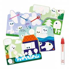 Kit creativ - Pictura cu apa - In gradina