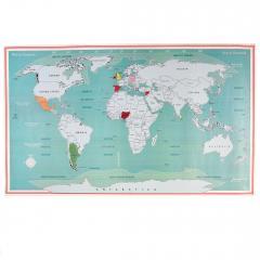 Harta Fizica a Lumii - Scratch World Map
