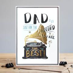 Felicitare - Dad, Just For the Record