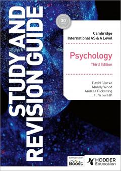 Coperta cărții Cambridge International AS/A Level Psychology Study and Revision Guide