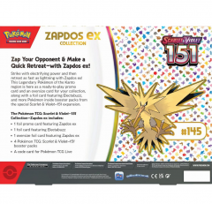 Pokemon TCG - Scarlet & Violet: 151 - Zapdos Ex Collection