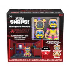 Figurina cu accesorii - Five Nights at Freddy's - Glamrock Freddy with Dressing Room