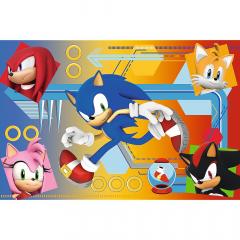 Puzzle 60 piese - Sonic in actiune