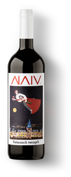 Vin rosu - Naiv - Feteasca Neagra, sec, 2019