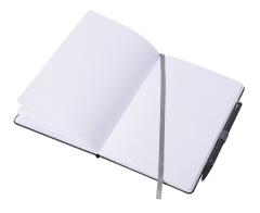 Carnet A5 + pix cu rigla - Slimpad - Negru