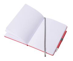 Carnet A5 + pix cu rigla - Slimpad - Rosu